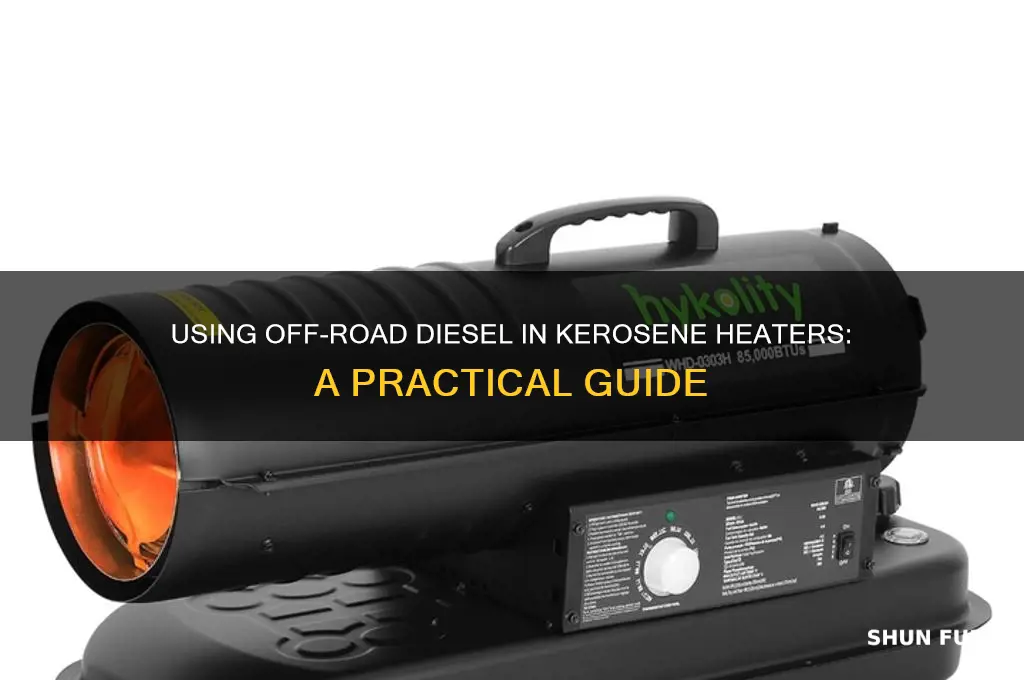 how to use off road diesel fuel my kerosene heater