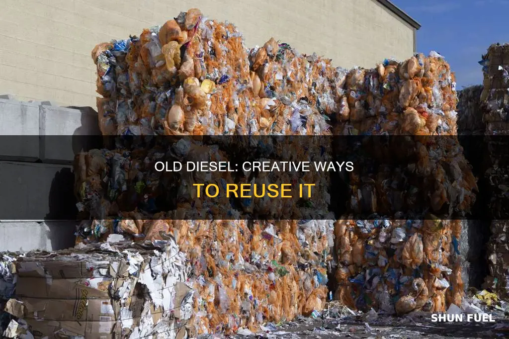 how to use old diesel fuel