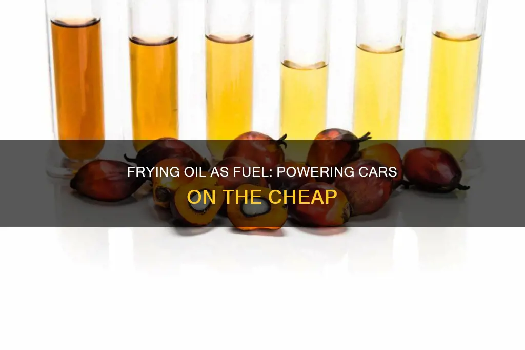 how to use old frying oil as fuel in cars