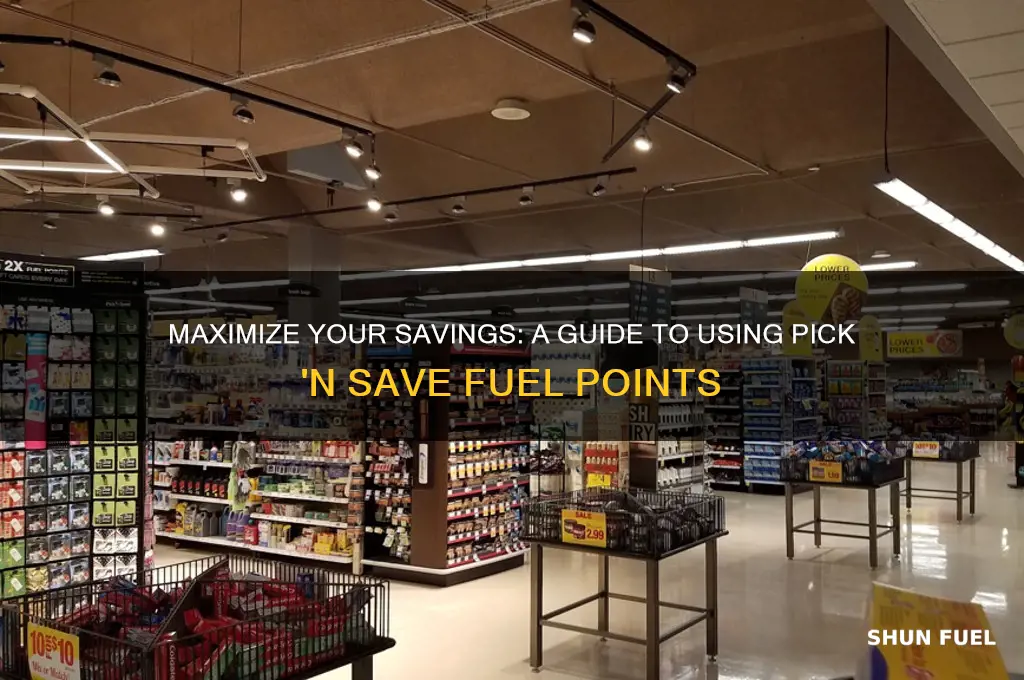 how to use pick and save fuel points