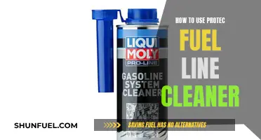 Using Protec Fuel Line Cleaner: A Comprehensive Guide