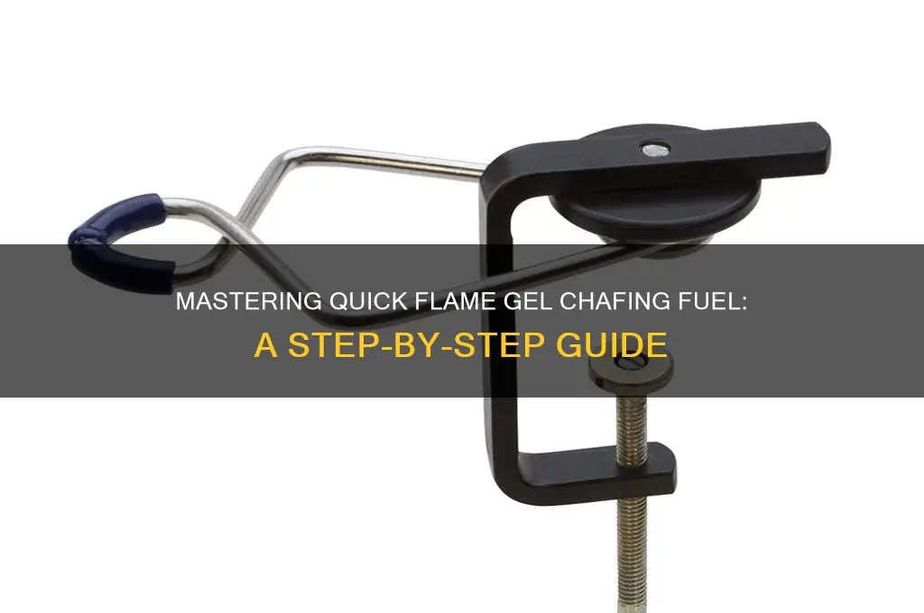 how to use quick flame gel chafing fuel