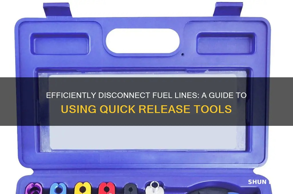 how to use quick release fuel line tool