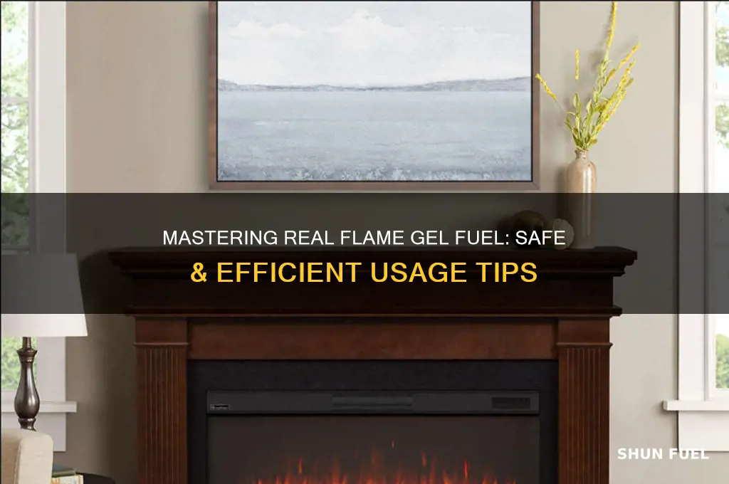 how to use real flame gel fuel