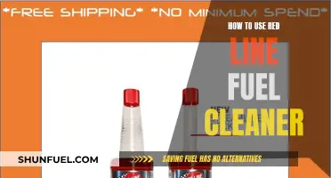 Using Red Line Fuel Cleaner: A Comprehensive Guide
