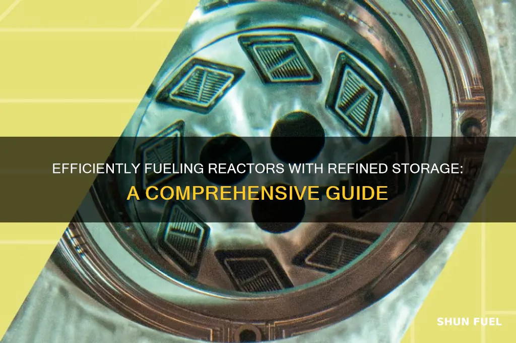 how to use refined storage to fuel reactor