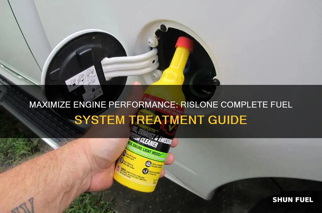 how to use rislone complete fuel system gasoline treatment