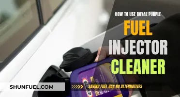 Use Royal Purple Fuel Injector Cleaner for Optimum Engine Performance