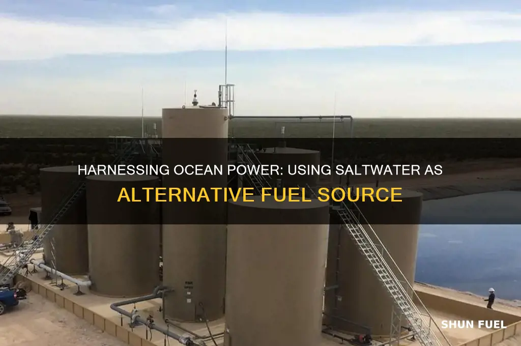 how to use salt water as fuel