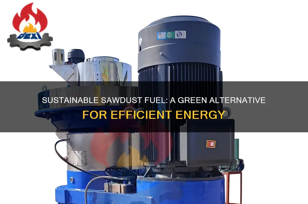how to use sawdust as fuel