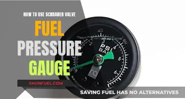 Using a Schrader Valve to Check Fuel Pressure