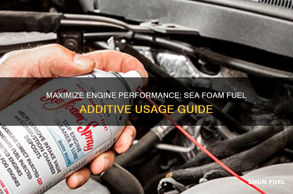 how to use sea foam fuel additive