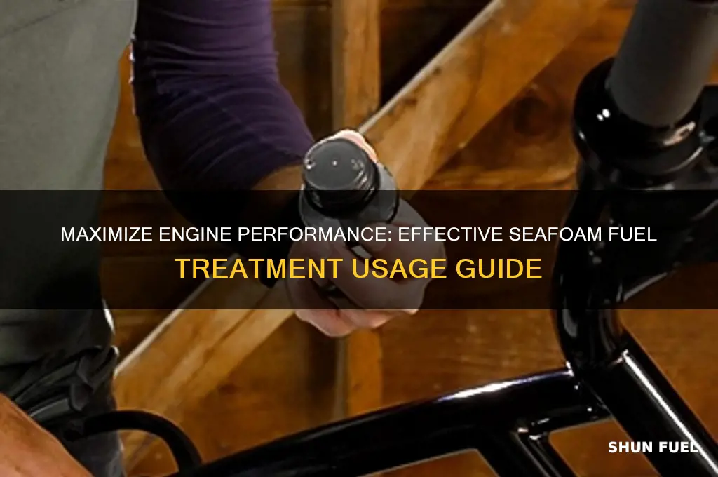 how to use seafoam fuel treatment