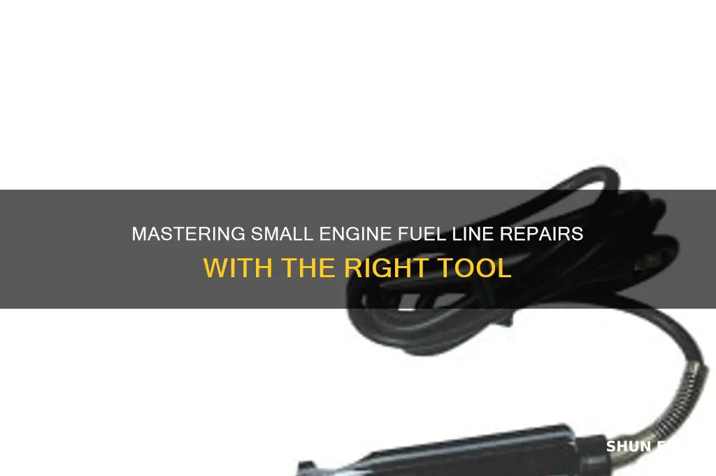 how to use small engine fuel line tool