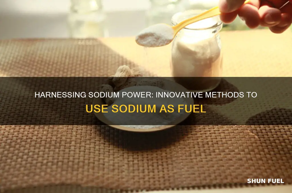 how to use sodium as fuel