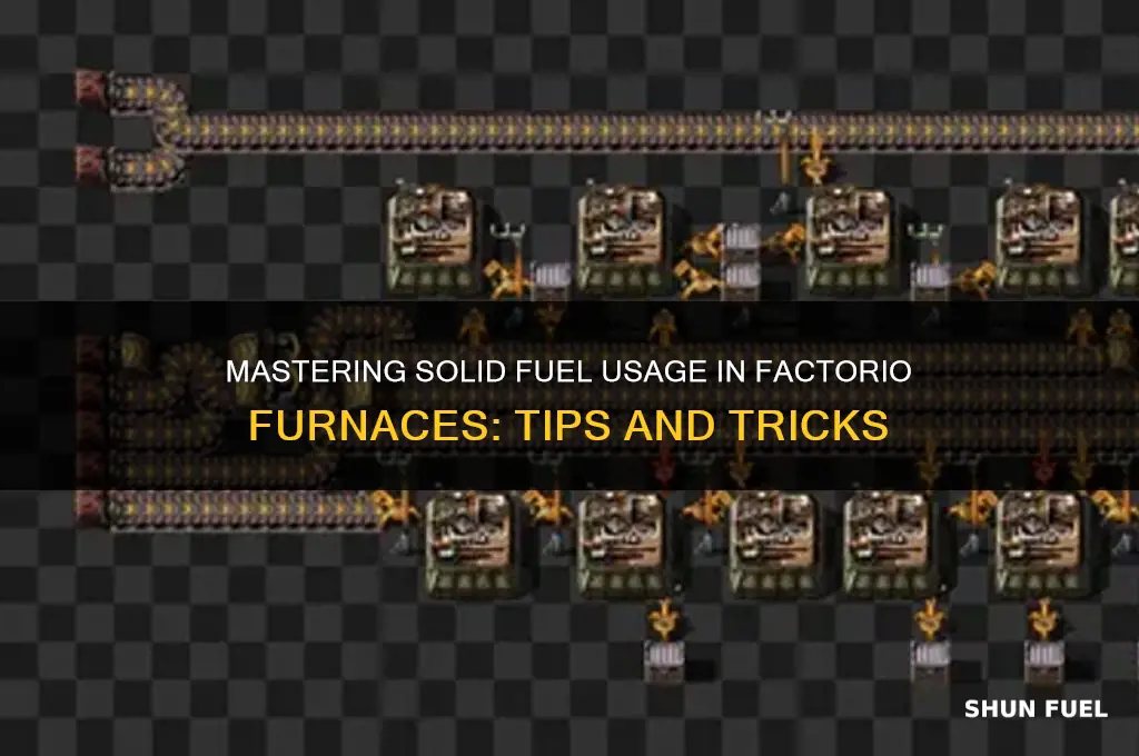 how to use solid fuel in furnace factorio