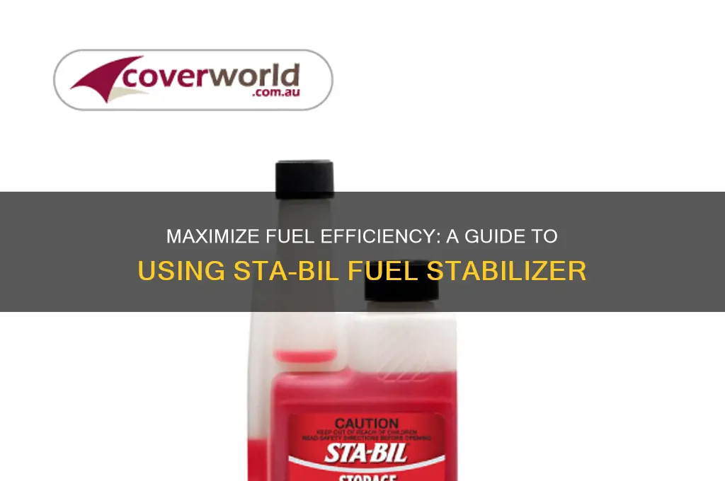 how to use sta bil fuel stabilizer