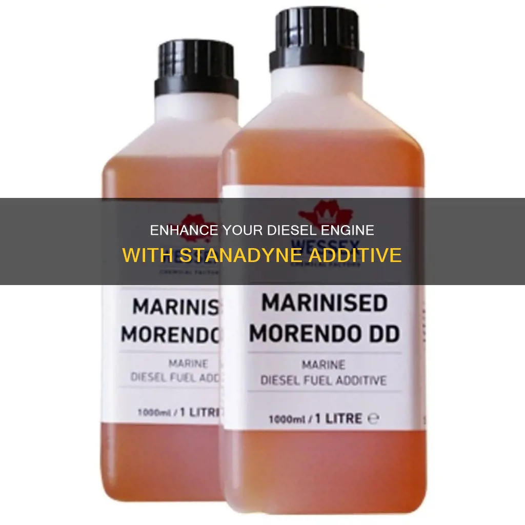 how to use stanadyne diesel fuel additive