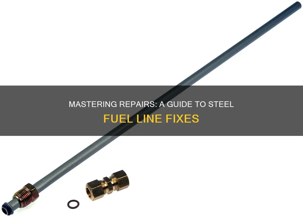 how to use steel fuel line repair kit