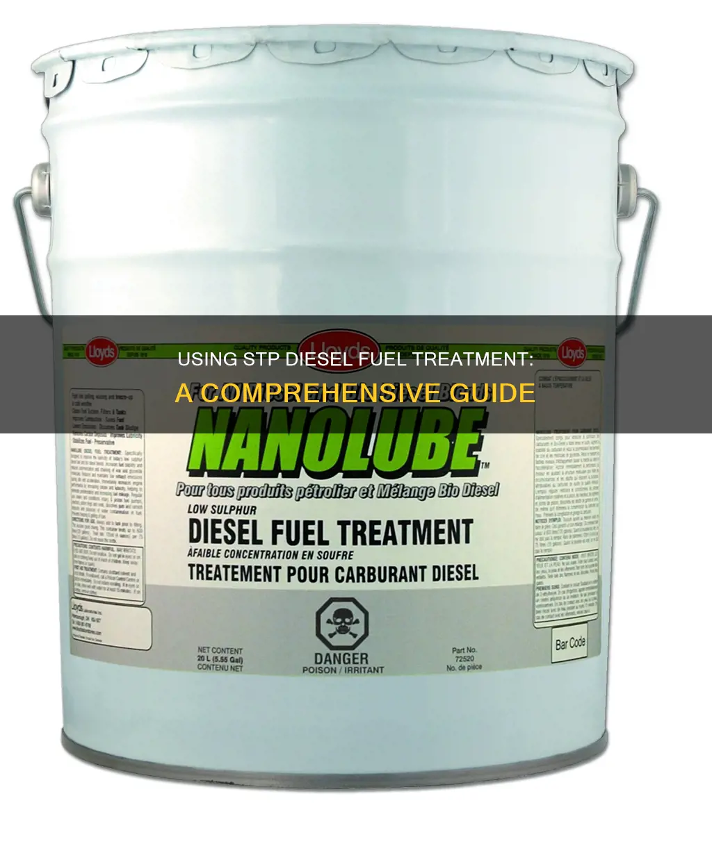 how to use stp diesel fuel treatment