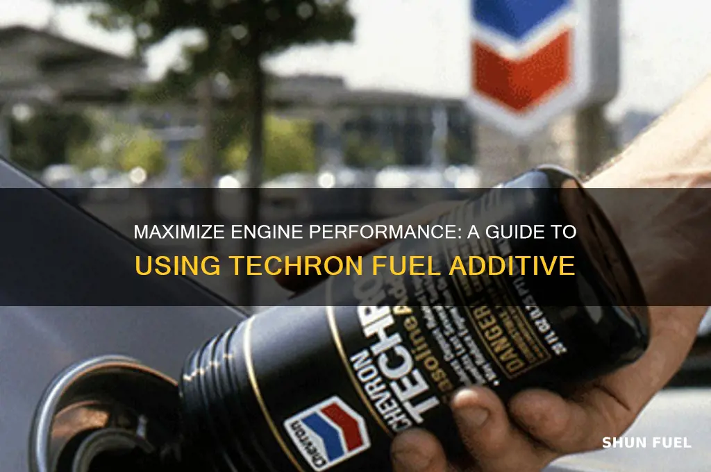 how to use techron fuel additive