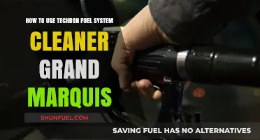 Maximize Grand Marquis Performance: Using Techron Fuel System Cleaner Effectively