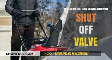 Mastering Your Toro Snowblower: Fuel Shut-Off Valve Usage Guide