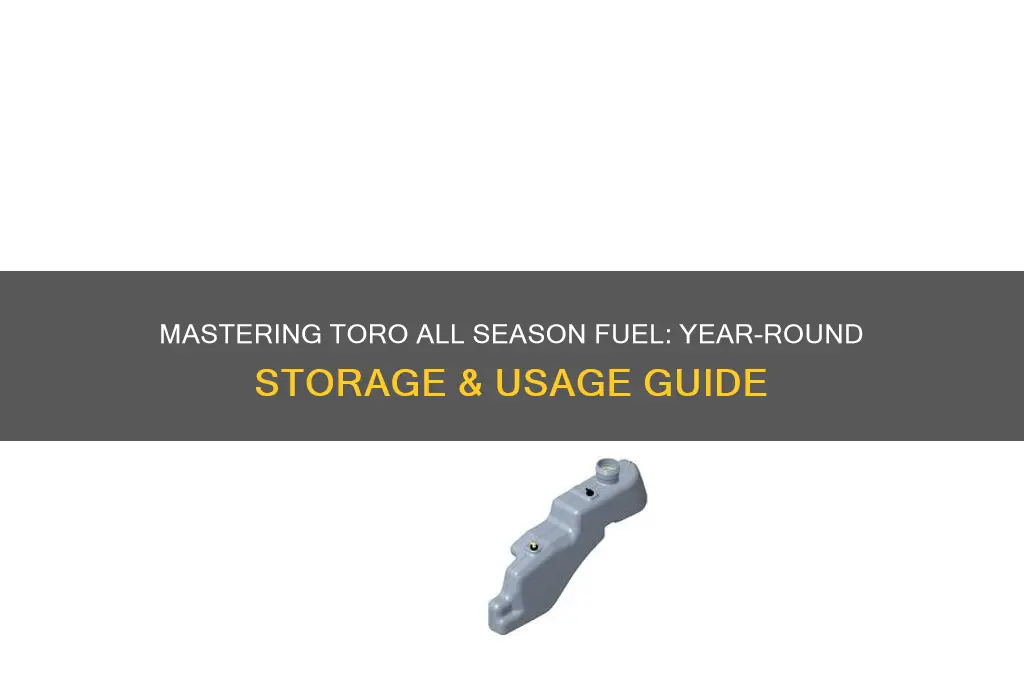 how to use toro all season fuel