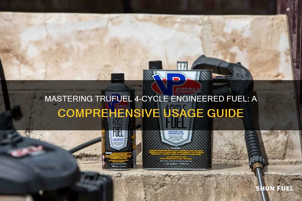 how to use trufuel 4 cycle engineered fuel