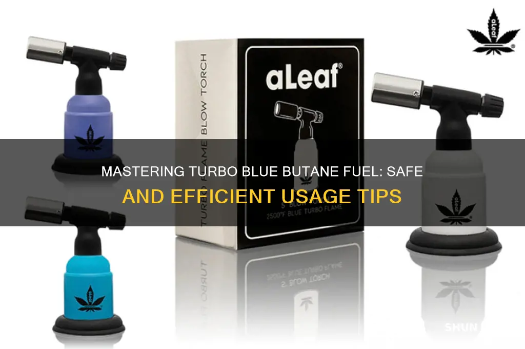 how to use turbo blue butane fuel