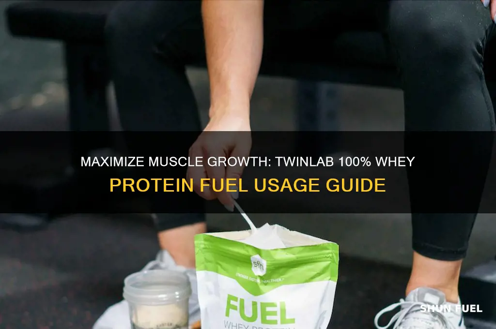 how to use twinlab 100 whey protein fuel