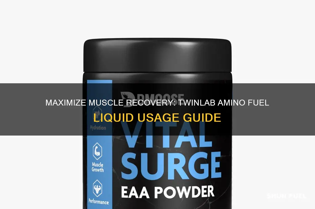 how to use twinlab amino fuel liquid