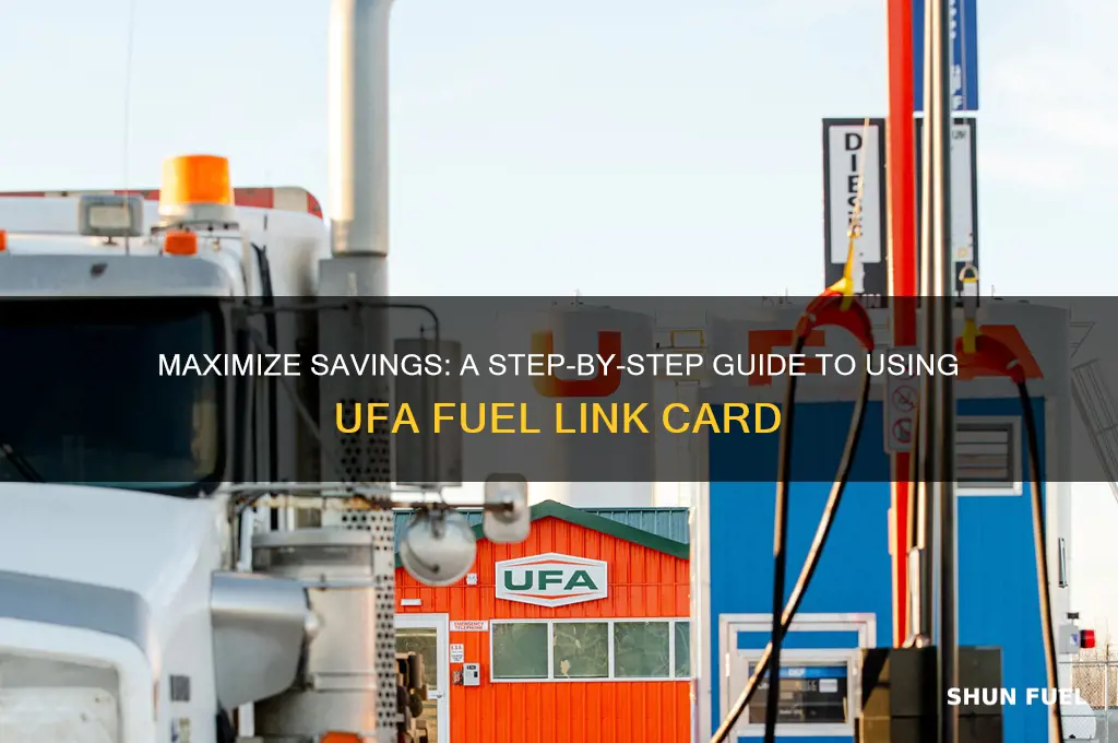 how to use ufa fuel link card