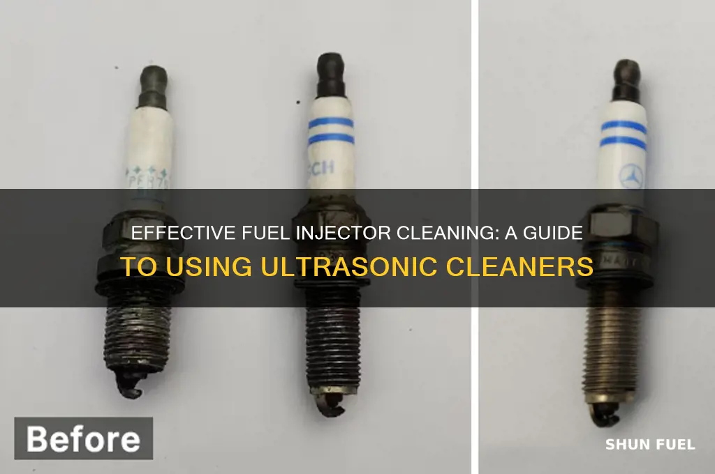 how to use ultrasonic cleaner on fuel injectors