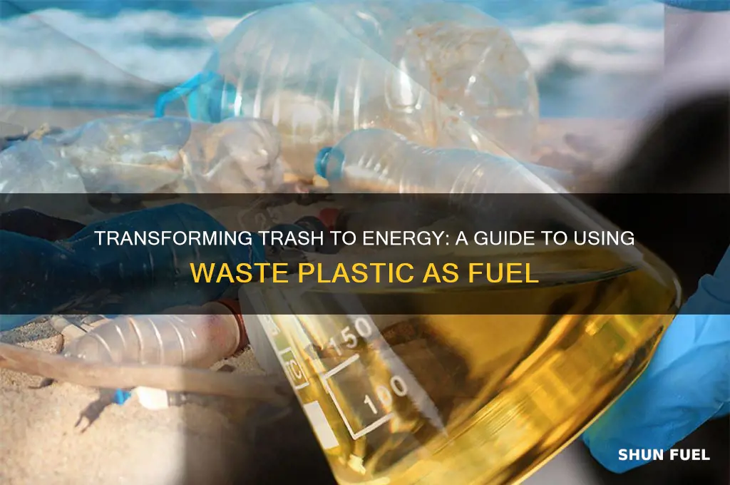 how to use waste plastic as fuel