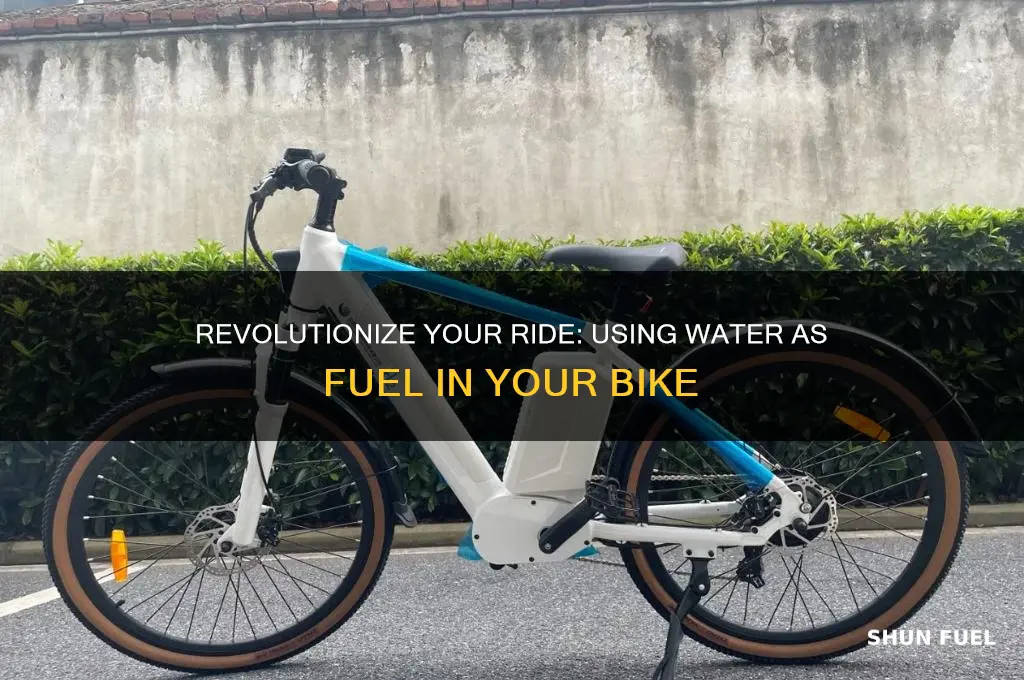 how to use water as fuel in bike