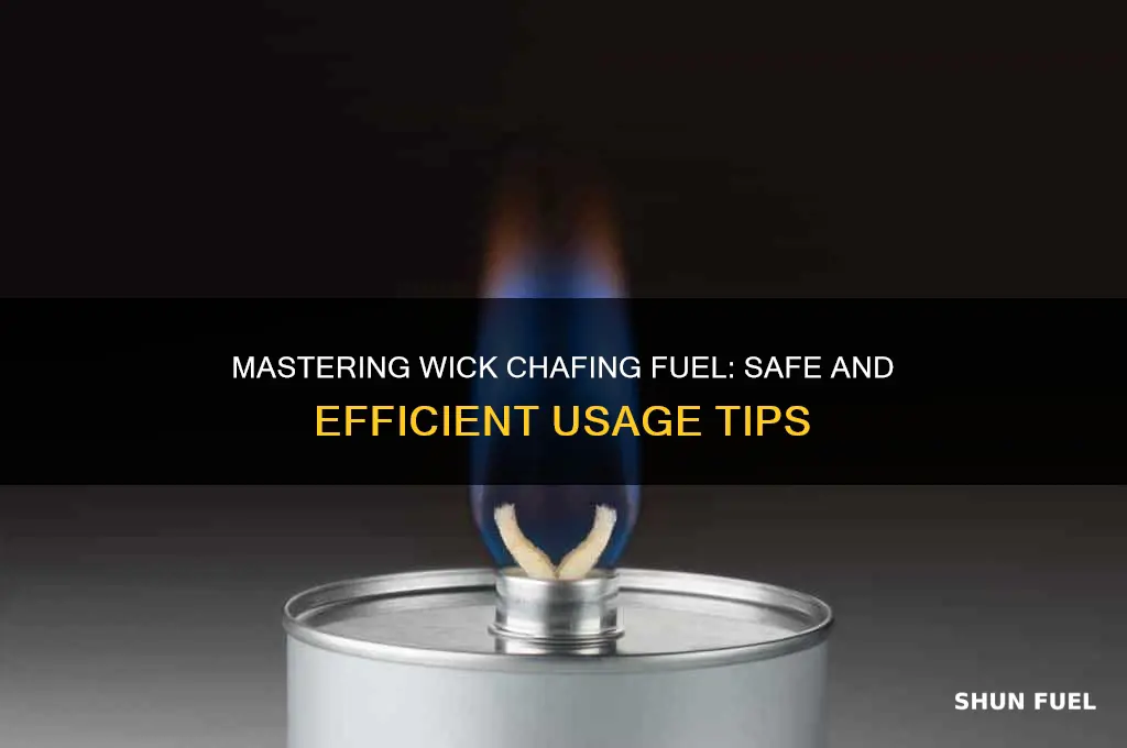 how to use wick chafing fuel