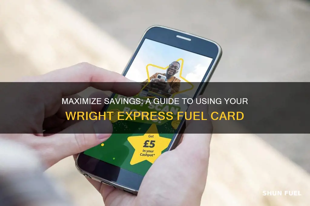 how to use wright express fuel card