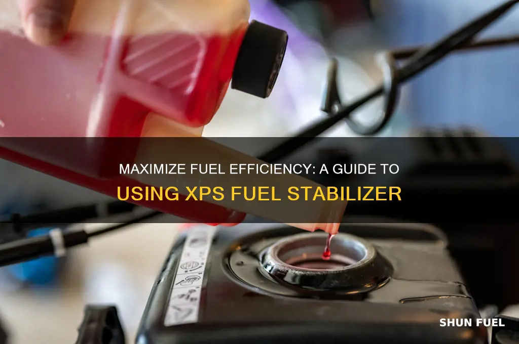how to use xps fuel stabilizer