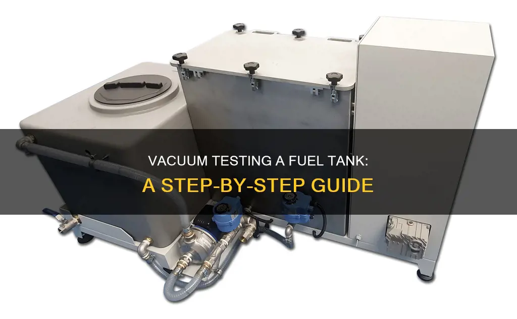 how to vacuum test a fuel tank