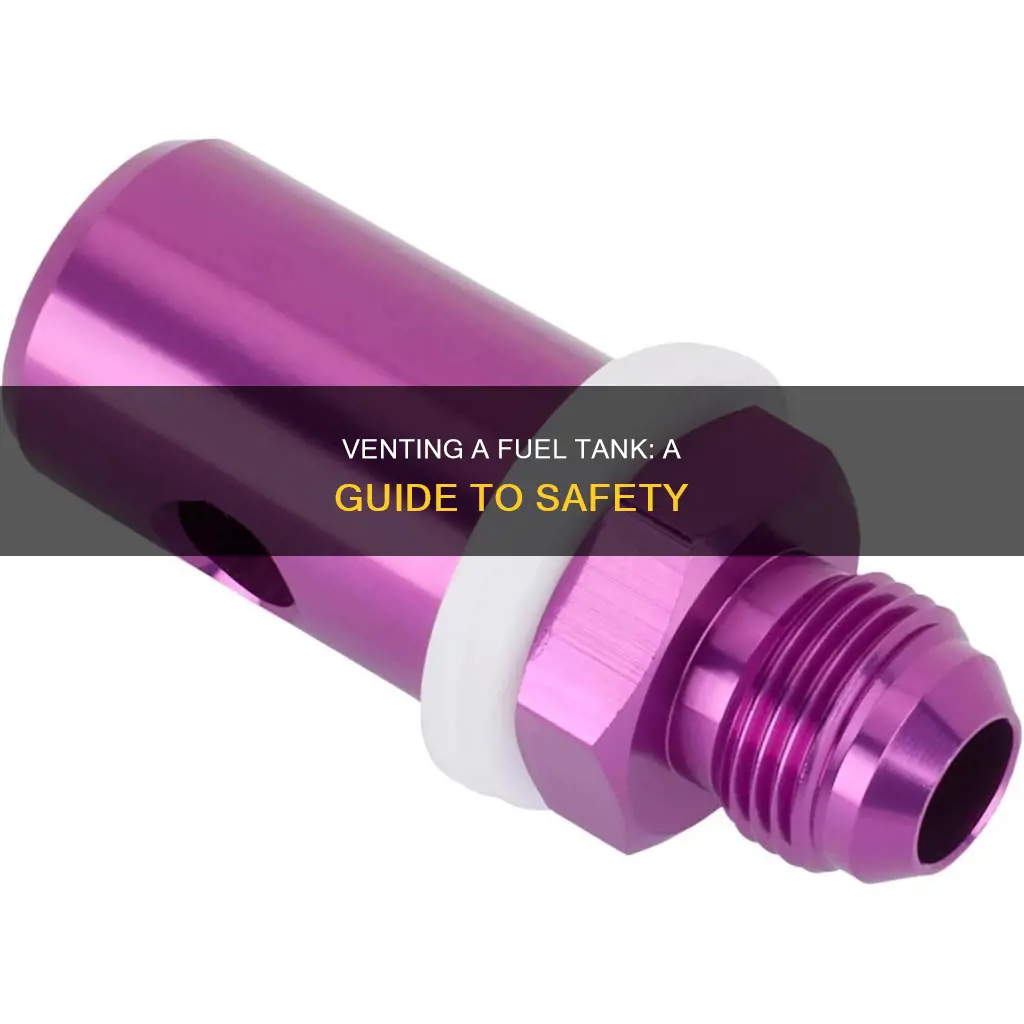 how to vent a fuel tank