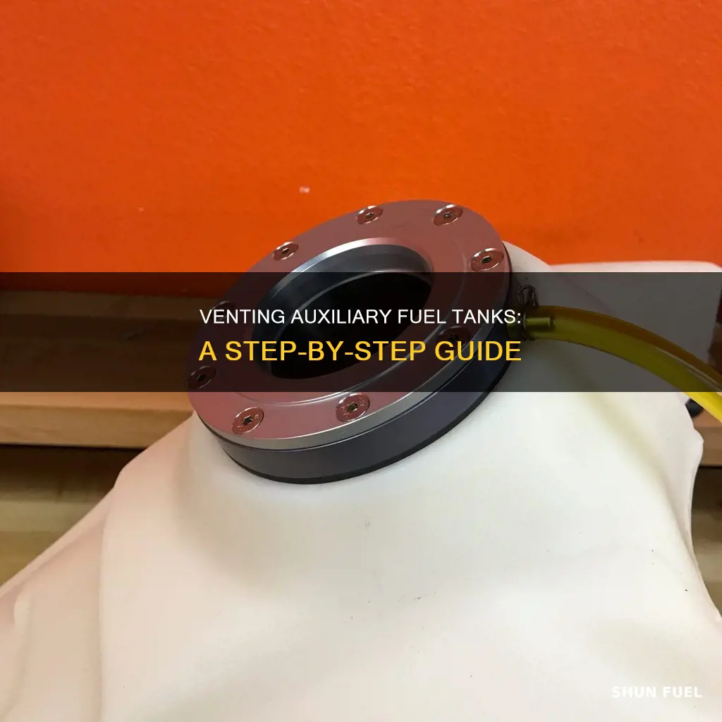 how to vent auxiliary fuel tank
