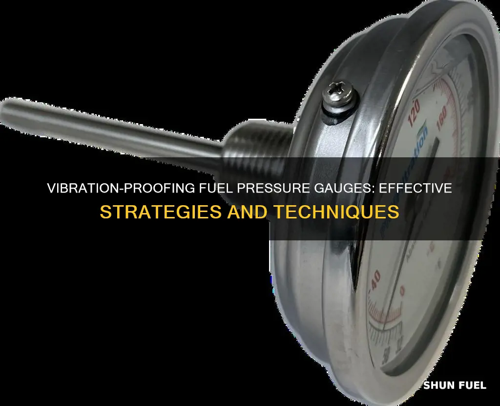 how to vibration proof fuel pressure gauge