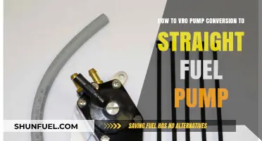 Convert Your VRO Pump to a Straight Fuel Pump: A Step-by-Step Guide