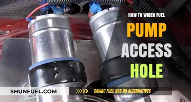 Easy DIY Guide: Widening Your Fuel Pump Access Hole Safely