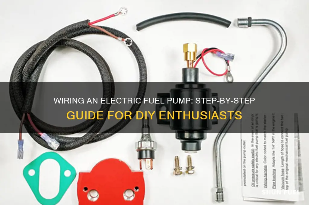 how to wire a electric fuel pump