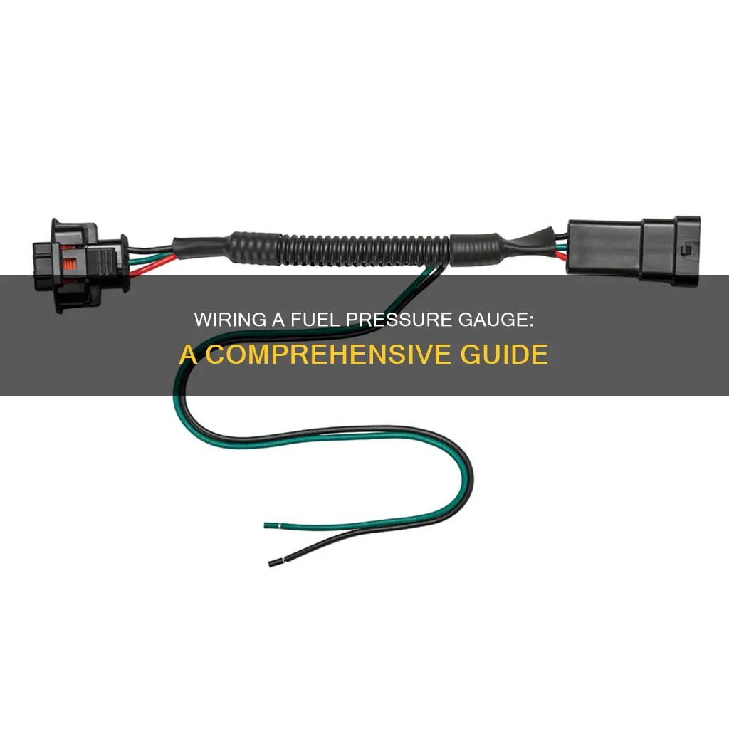 how to wire a fuel pressure gauge