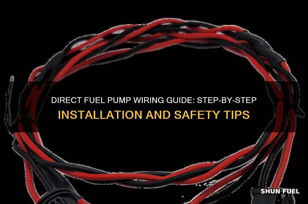 how to wire a fuel pump direct