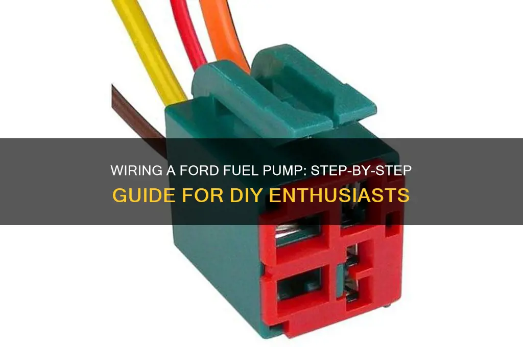 how to wire a fuel pump ford