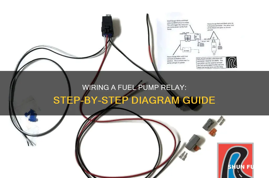 how to wire a fuel pump relay diagram